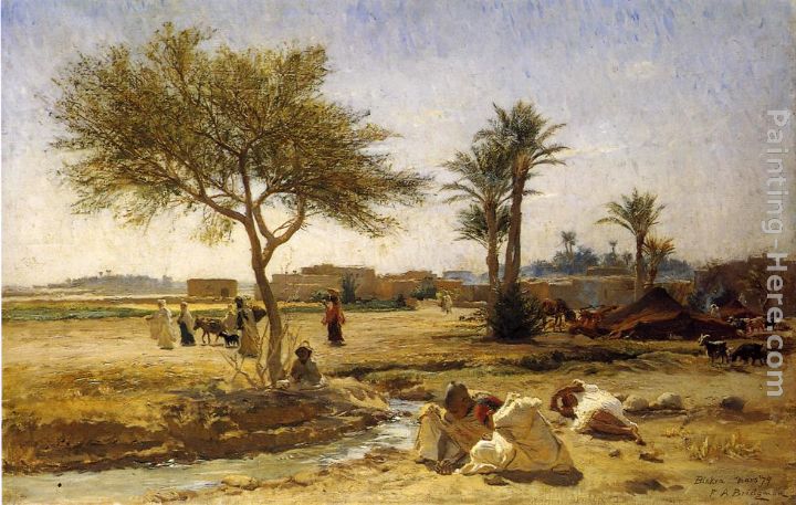 An Arab Village painting - Frederick Arthur Bridgman An Arab Village art painting